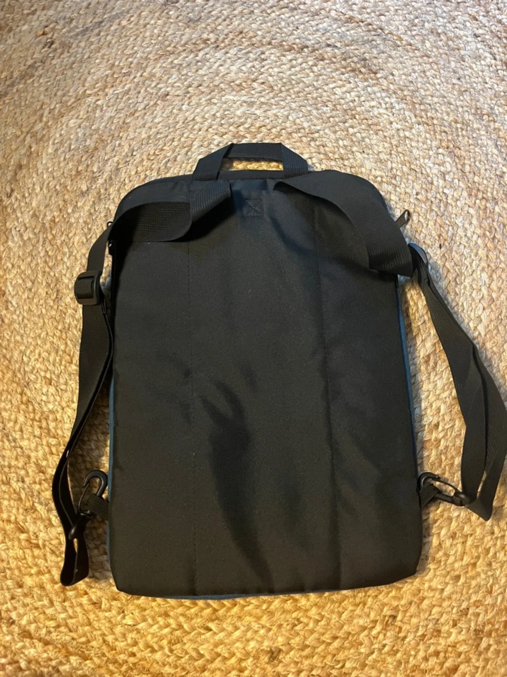Jansport Teal Laptop Backpack with Tan Suede Trim